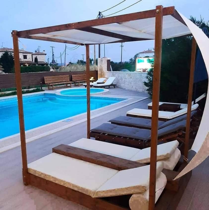 Sinodinos Deluxe Apartments Афитос Экстерьер фото